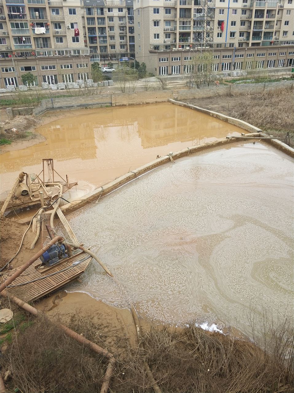 四方台沉淀池淤泥清理-厂区废水池淤泥清淤